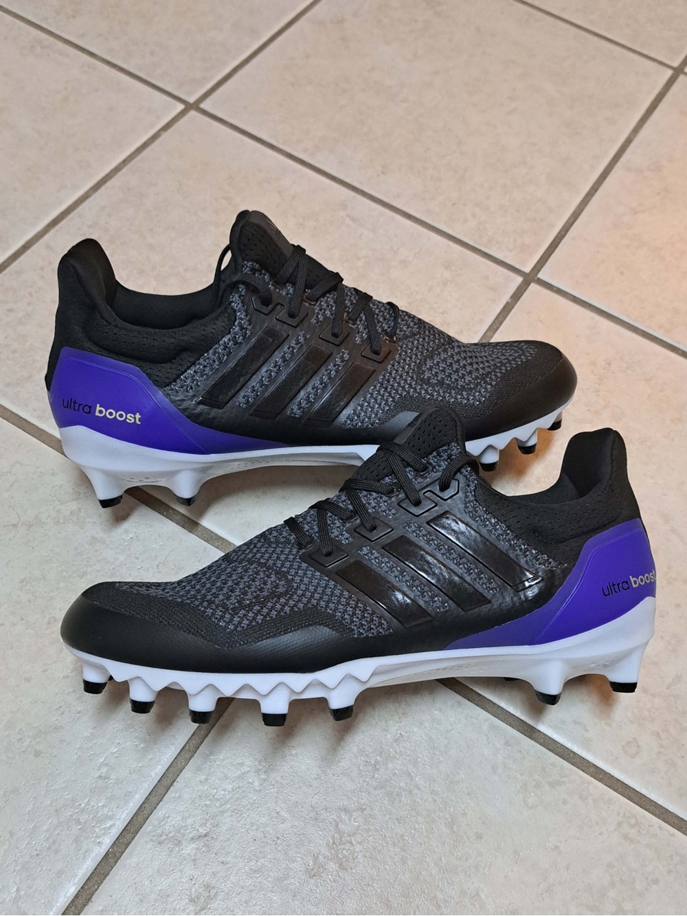 Adidas Ultraboost Football Cleats - Men's size 12